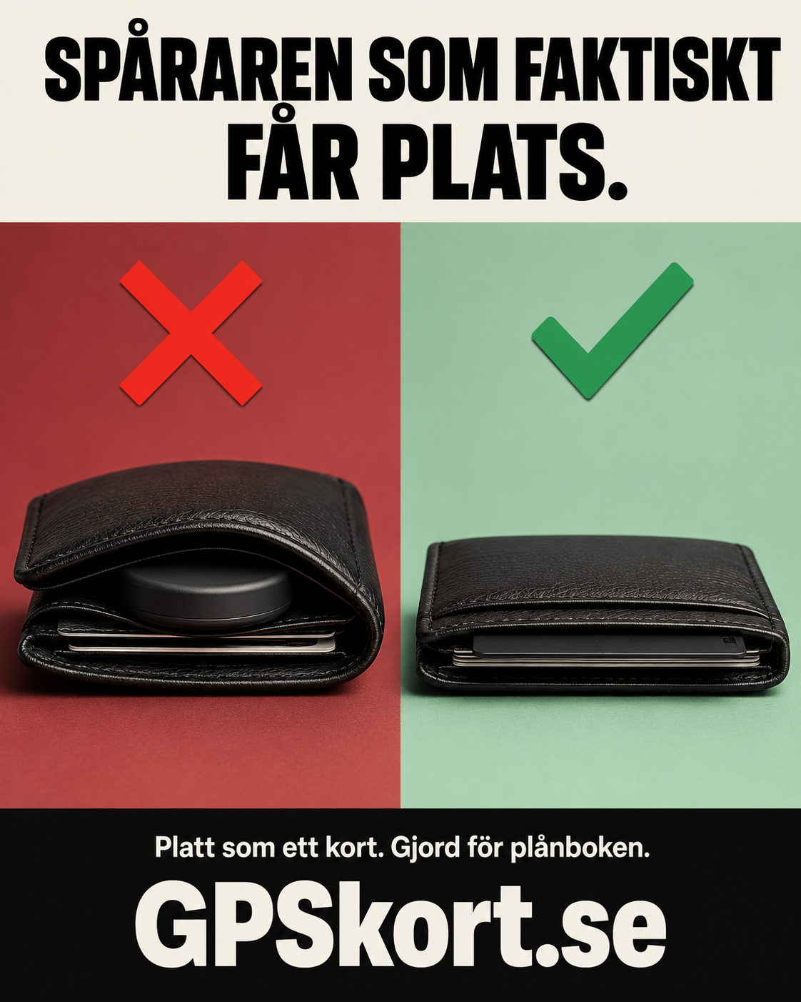 Annons: Spåraren som faktiskt får plats