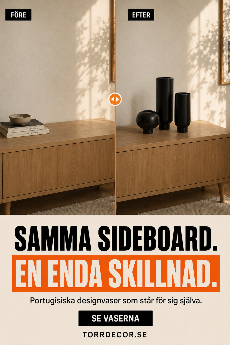 Annons för Torrdecor med torkade växter