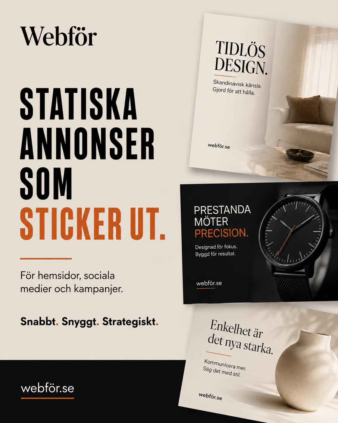 Webför-annons: Statiska annonser som sticker ut