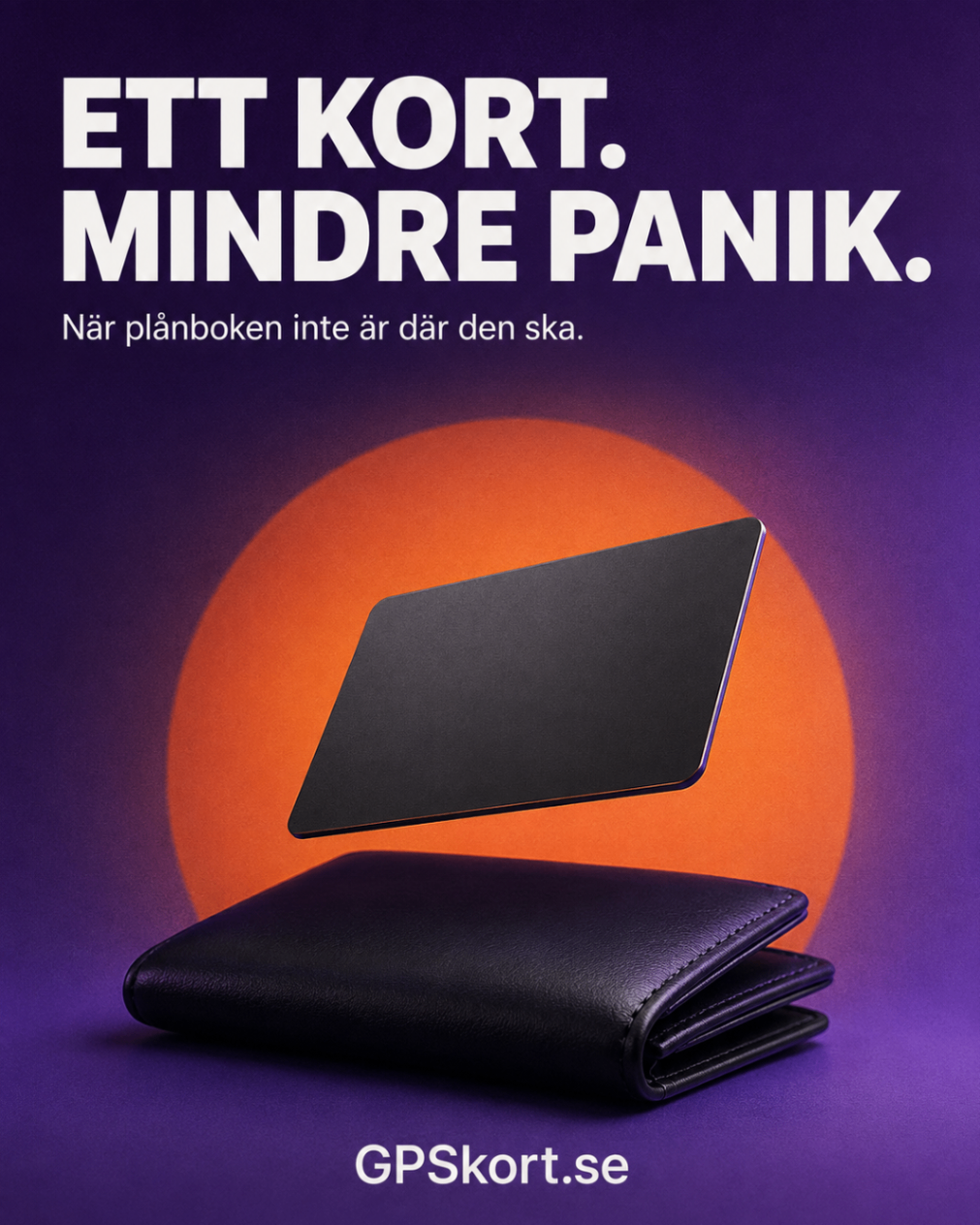 Annons: Ett kort, mindre panik